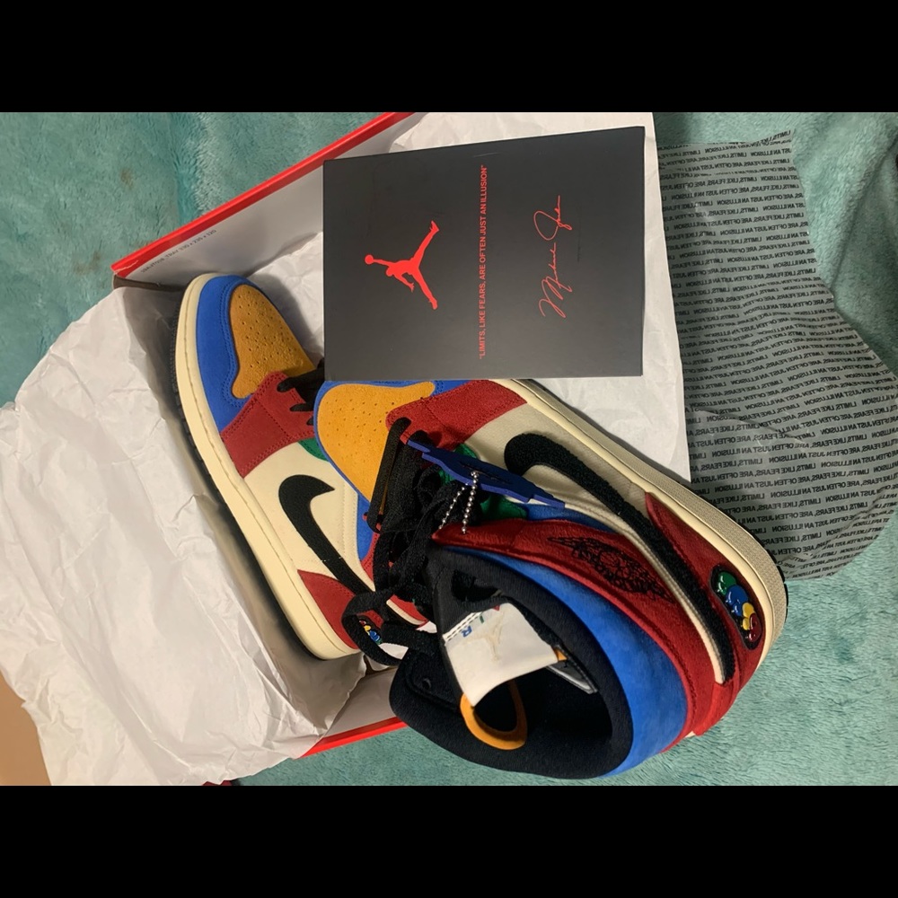 Nike Jordan 1s fearless ( blue the great )